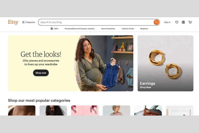 Etsy is a marketplace for handmade, vintage, and unique products