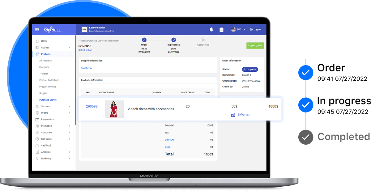 Effortlessly Create Import Orders In No Time.