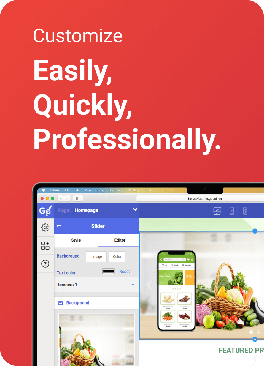GoWEB Suitable for many businesses