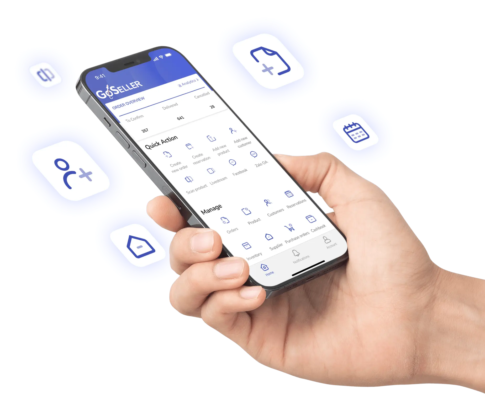 Transform your smartphone or tablet into an easy to use point-of-sal
