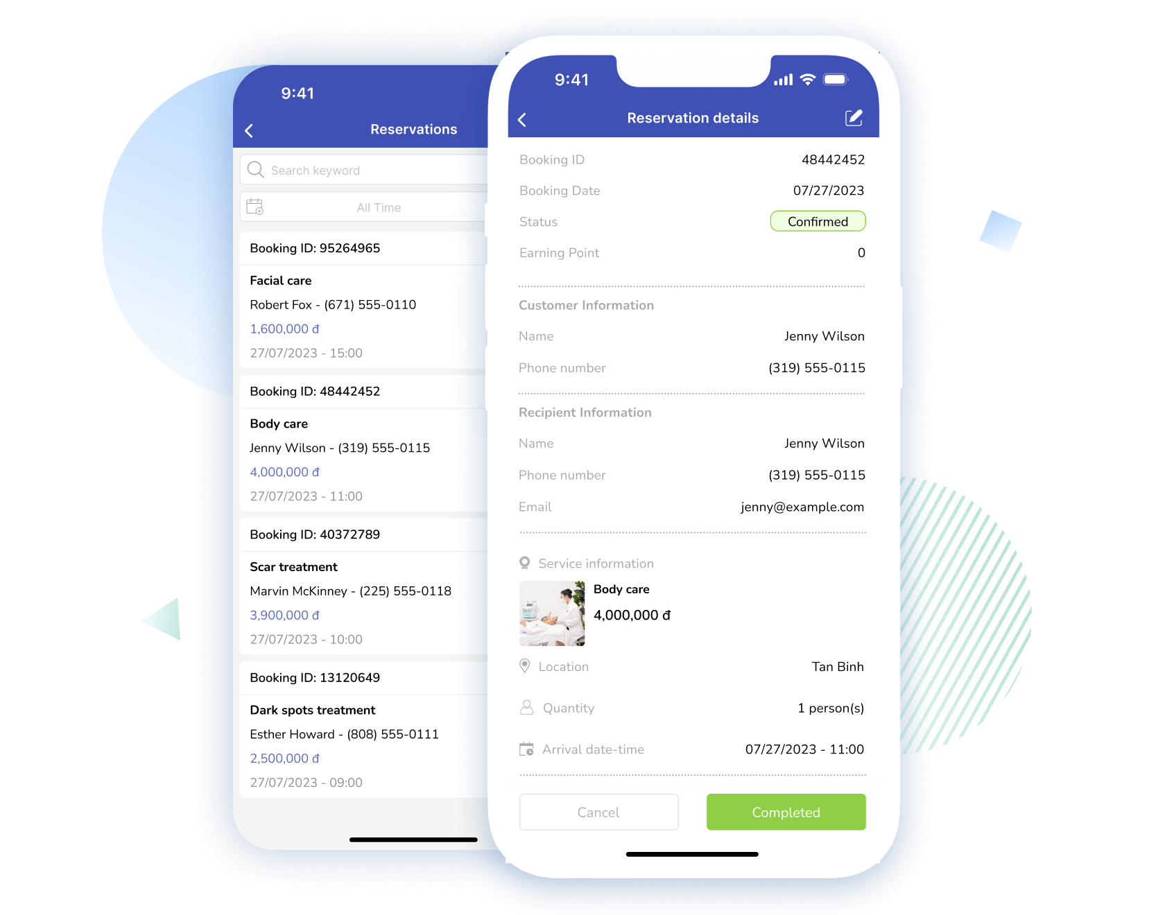 Provide your customers with the desired service and comfort
